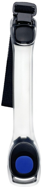 소담몰 반짝 암밴드, 블랙 + 블루버튼, 1개