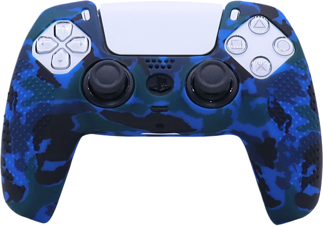 캐시리치 PS5 듀얼센스 실리콘 커버 유니크 패턴 디자인 케이스, 타입6, 1개