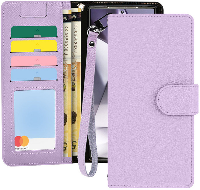 아이엔픽 오퍼컬 소가죽 지갑 스트랩 다이어리 휴대폰 케이스