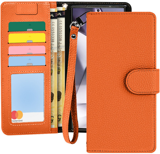 아이엔픽 오퍼컬 소가죽 지갑 스트랩 다이어리 휴대폰 케이스