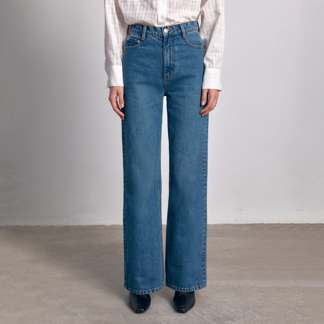 아바몰리 여성용 ESSENTIAL STRAIGHT DENIM PT