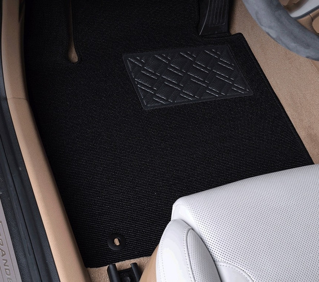 디테일링 우븐블럭 씬 뉴 차량용 코일매트 1열, 블랙, 기아 봉고3(PU) EV