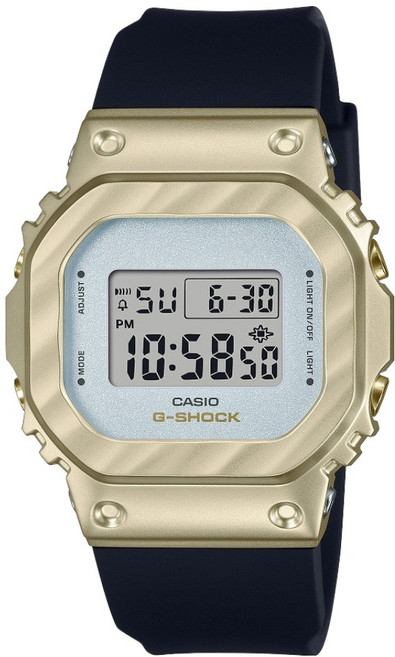 CASIO 卡西歐 G-SHOCK 香檳金方形電子錶 GM-S5600BC-1