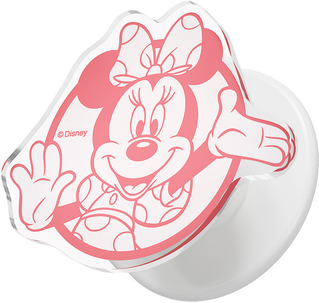 모란카노 디즈니 미키앤프랜즈 팝스탬프 디자인 맥세이프 아크릴 스마트톡, 미니, 1개