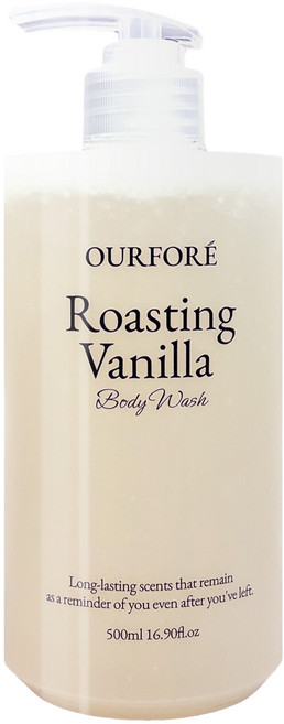 아우어포레 퍼퓸 바디워시 로스팅바닐라향, 500ml, 1개