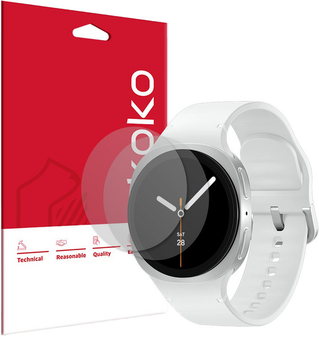 스코코 지문방지 저반사 액정보호필름 2p 세트, 1세트