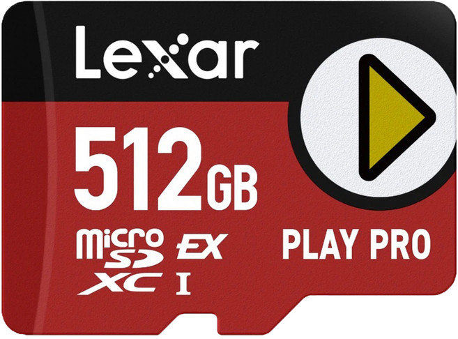 Lexar 雷克沙 PLAY PRO microSD Express microSDXC TF U3 A2 V30 記憶卡, 1個, 512GB