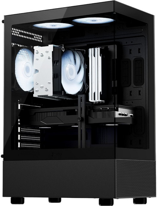 Jooyon 2025 Marine Ryzen 7 Ryzen 7000 系列 Radeon RX 9060 XT, Free DOS, 黑色, 16GB, 512GB, D378X96XT-B