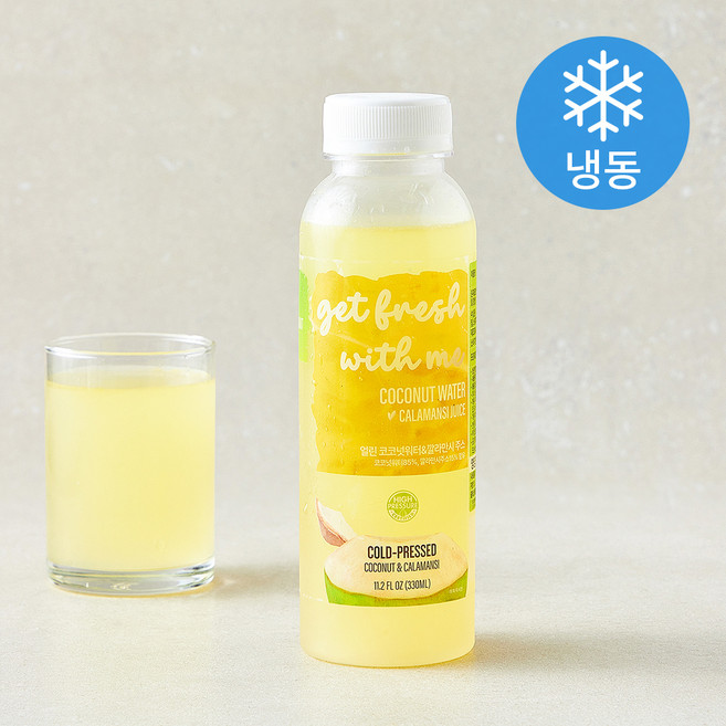 TS푸드 얼린 코코넛워터 & 깔라만시 주스 (냉동), 1개, 330ml