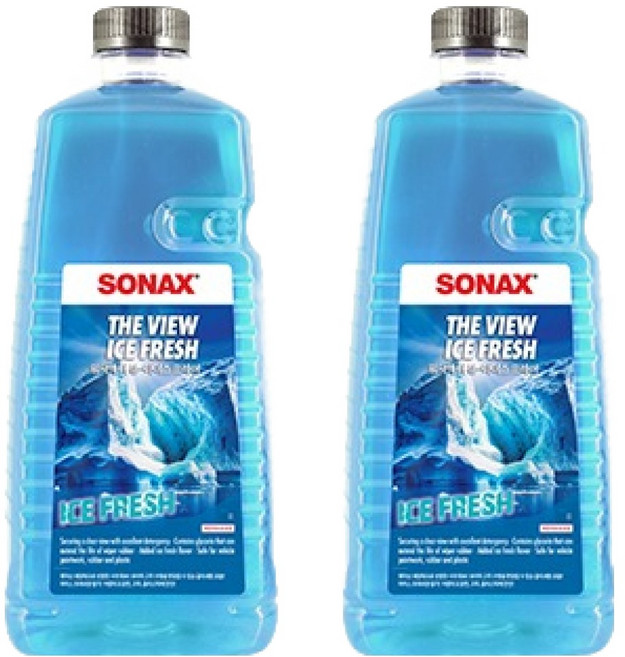 소낙스 워셔액 더 뷰 아이스 프레쉬, 2L, 2개