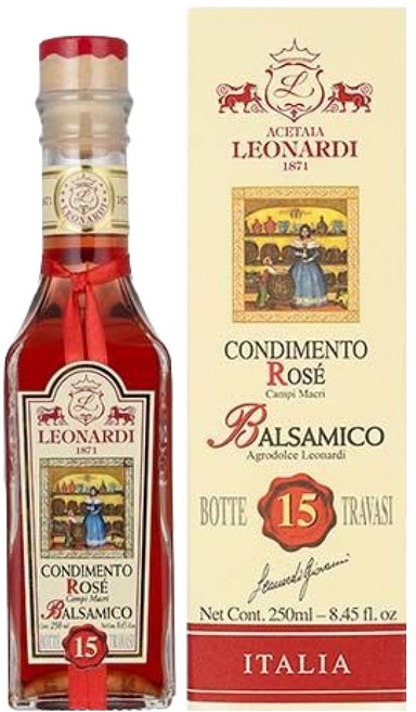 LEONARDI Rosé 巴薩米克調味醬 15 Travasi, 1個, 250ml