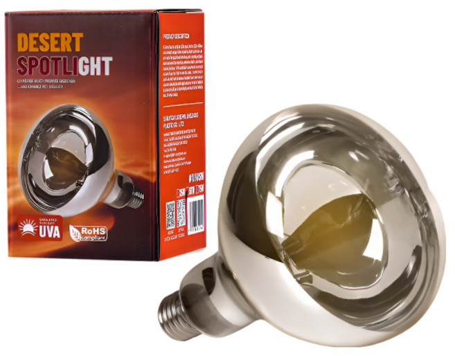 페이토 UVA 주간 히팅 램프 데저트 사막형 100W 8 x 11 cm, 1개