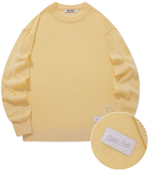 Ebbets Field 透膚外層線條針織衫