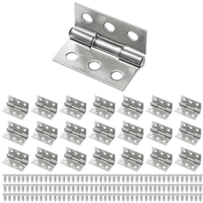 OON 스테인리스 경첩 22p + 나사 132p 세트, 1세트