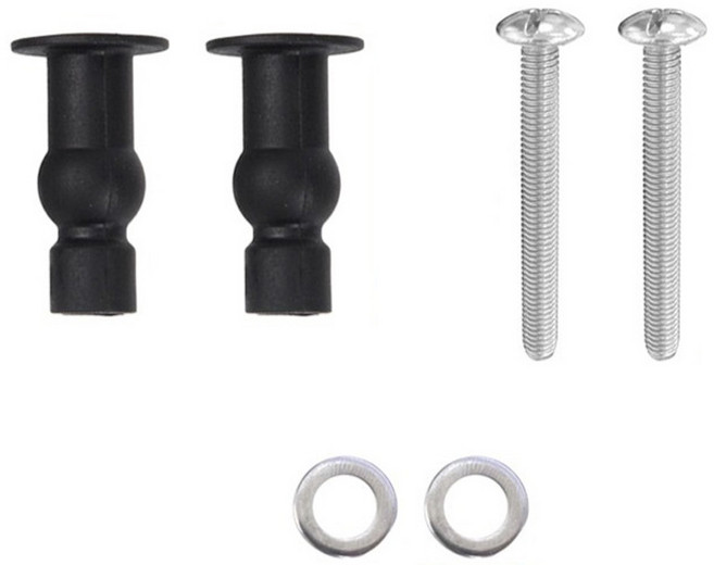 랩앤툴스 변기커버 나사 비데 양변기 고무앙카 2p, 혼합색상