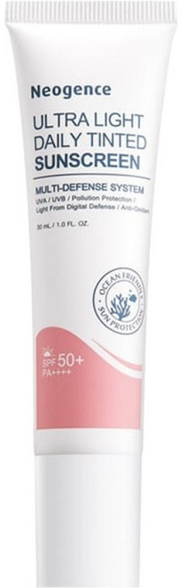 Neogence 霓淨思 超貼妝亮顏控油UV隔離乳 海洋友善 SPF50+ PA++++ 30ml, 1個, 膚色