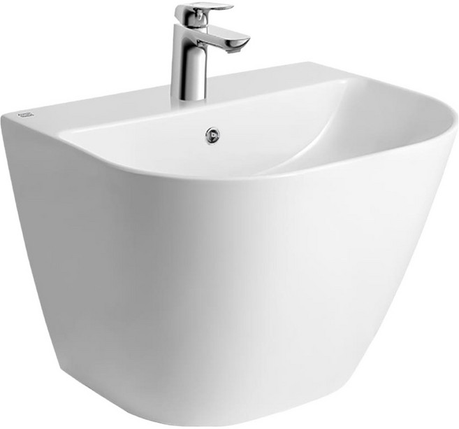 아메리칸스탠다드 플랫 반다리 일체형 세면기 L CCASF515 방문설치, 화이트