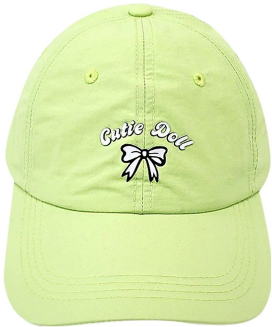 한스모자 리본 형광 수영장 워터파크 가벼운 볼캡