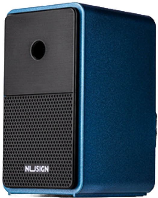 NUSIGN 紐賽 削鉛筆機 NS077, 1個, 青濤藍