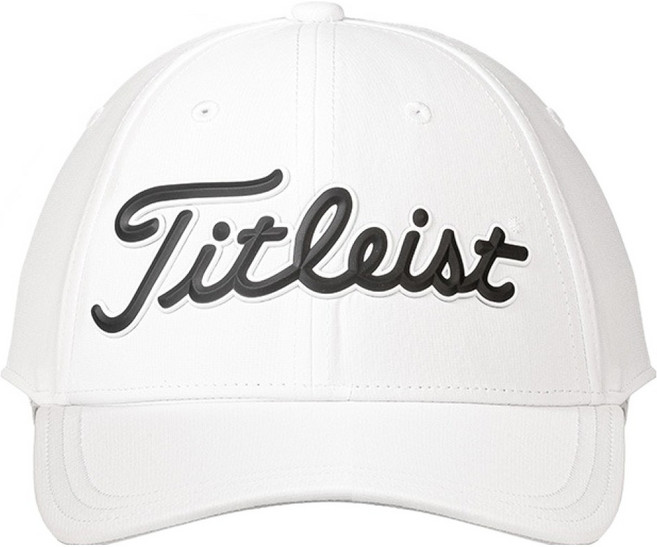 Titleist Players Performance高爾夫球標帽, 白色 + 黑字, 1個