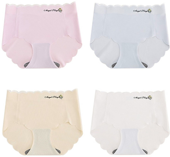 IBboom 女童可愛天使無痕無縫線學生三角內褲4件組 W17