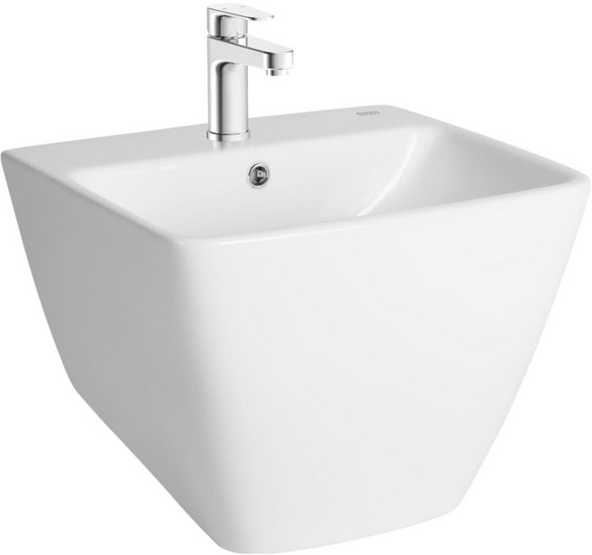 아메리칸스탠다드 웨이브 S 반다리 일체형 욕실 세면기 L C151600L 방문설치, 화이트