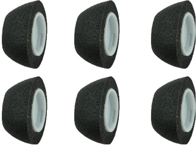 컴플라이 트루그립 맥스 에어팟 프로 1 2세대 전용 이어팁 MAX-L, 블랙, 6개