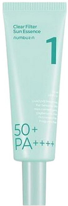 Numbuzin 1號清透安撫水感防曬乳 SPF50+ PA++++, 50ml, 1條