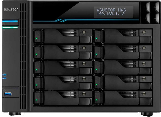 asustor 華芸科技 AS6510T 10Bay NAS 網路儲存伺服器, J0032941