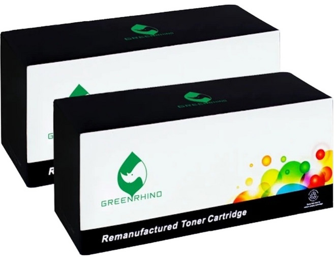 GREENRHINO 綠犀牛 相容Brother TN-1000 環保碳粉匣 MFC-1815/MFC-1910W/HL-1110/HL-1210W適用, 黑色, 2個