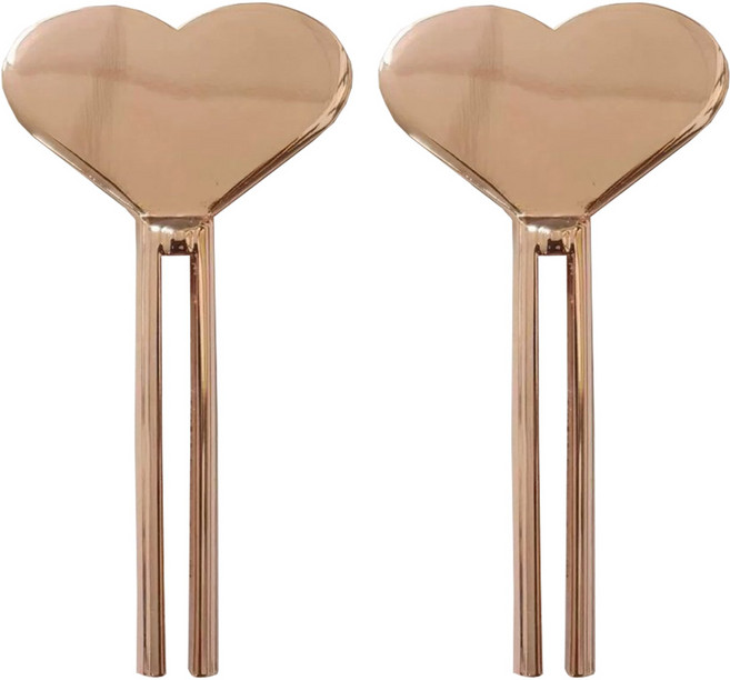 셀리빙 다용도 튜브형 치약 핸드크림 짜개 스틱, 로즈골드, 2개