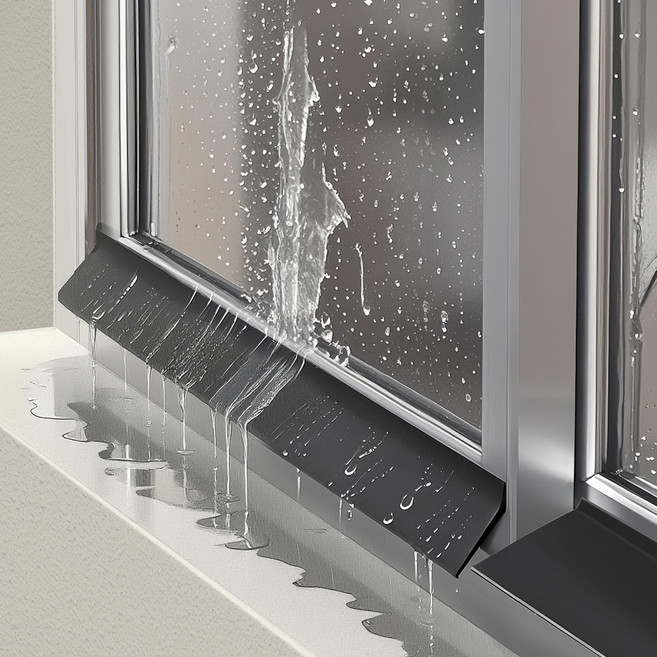 어무드 창문 빗물 방지 차단막 방수판 1m, 1개