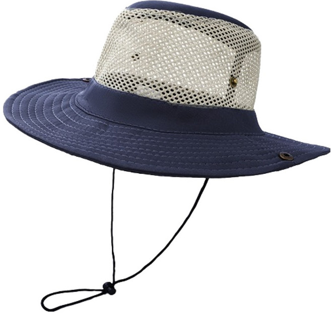 아메리칸로드 메쉬 통기성 챙 아웃도어 등산모자 HR2141, 다크블루