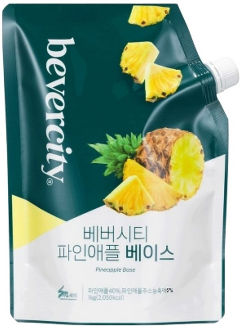 베버시티 파인애플베이스, 1kg, 1개