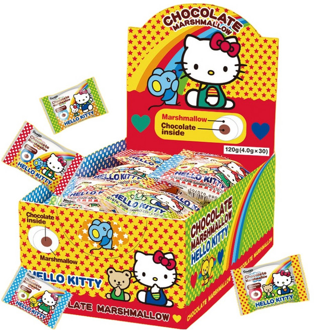 에이와 헬로키티 마쉬멜로우 초콜릿맛 30p, 120g, 1개
