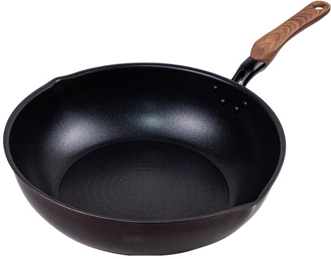 TAKEHARA 竹原製缶 和樂亭 絢 IH適用 不沾炒鍋, 32cm, 1個