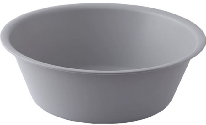 앞날창창 욕실 주방 플라스틱 빨래 대야, 그레이, 1개