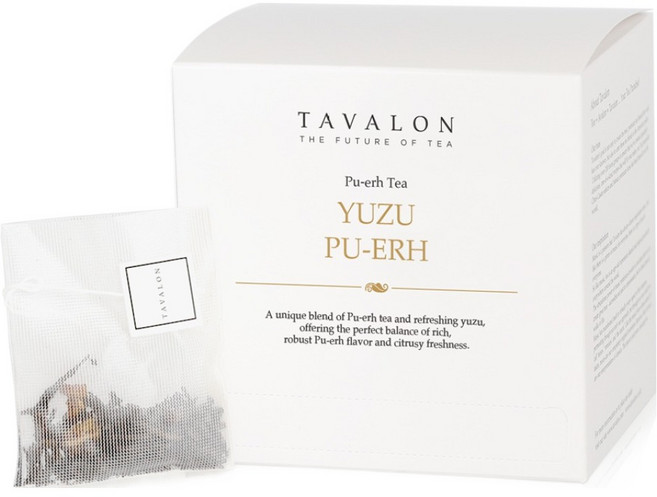 TAVALON 柚子普洱茶, 15入, 1個, 2g