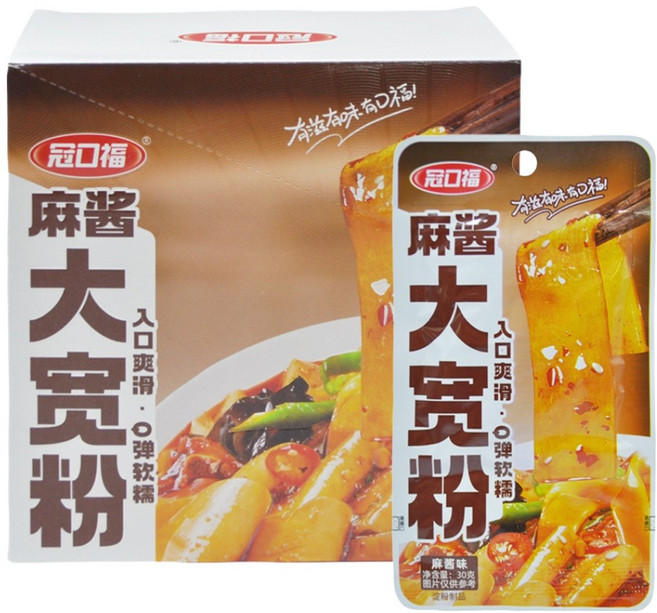 관코푸 대관펀 즈마장맛 즉석 넙적당면, 600g, 1개
