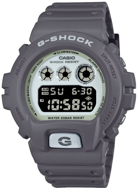 CASIO 卡西歐 G-SHOCK 酷炫光芒 運動電子手錶 DW-6900HD-8 50mm