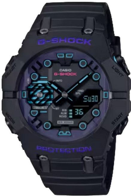 CASIO 卡西歐 G-SHOCK 科幻系列 藍芽手錶 GA-B001CBR-1A