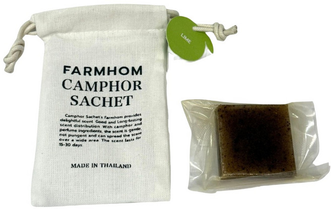 FARMHOM 樟腦香氛磚 30g, 1個, 萊姆