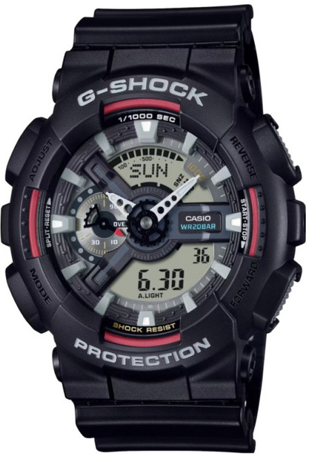 CASIO 卡西歐 G-SHOCK 原創配色雙顯錶 GA-110RL-1A