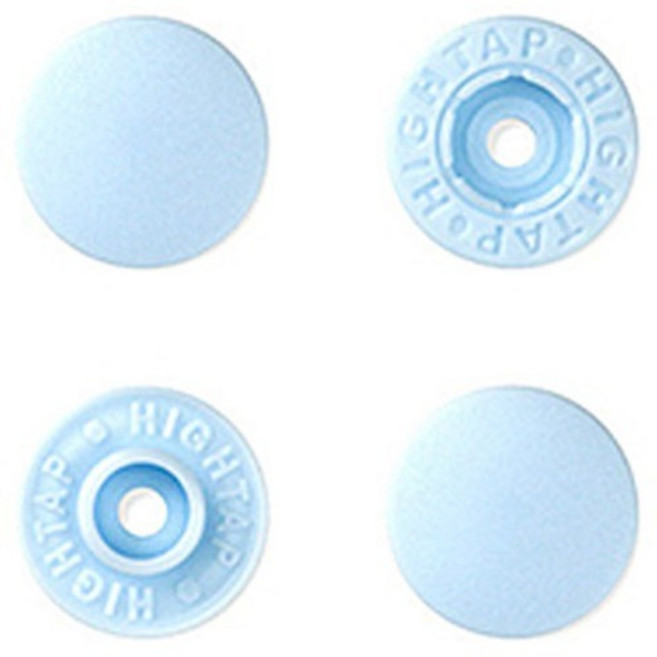Button King 東大門鈕扣王 啪鈕 四合扣 T字扣 4件組 13mm T-542, 50套, 佩頓藍