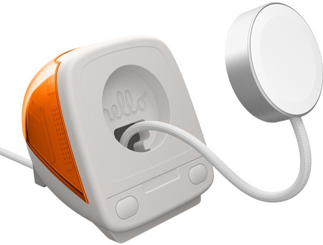 슈피겐 맥세이프 클래식C1 애플 워치 스탠드 충전 거치대, 탠저린, 1개