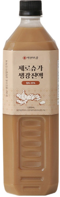 우리꽃연구소 약선보감 제로슈가 생강진액 단맛 25%, 1L, 1개