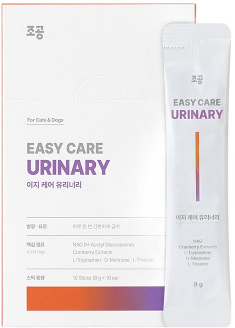 조공 반려동물 이지 케어 영양제, 8g, 유리너리, 10개