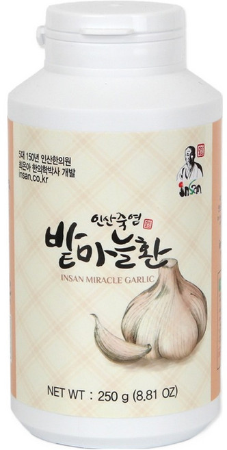 인산죽염 유황밭마늘환, 250g, 1개