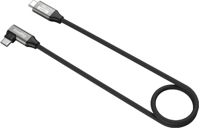 스몰리그 USB C Straight to Angled 데이터 케이블 5076, 1개, 60cm