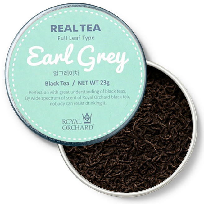 로얄오차드 얼그레이 잎차 실버틴 홍차, 23g, 1개입, 1개